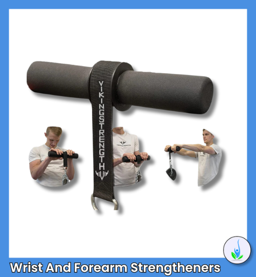 Vikingstrength Forearm Blaster - Fat Thick Grips Forearm Strength Exercise Equipmen